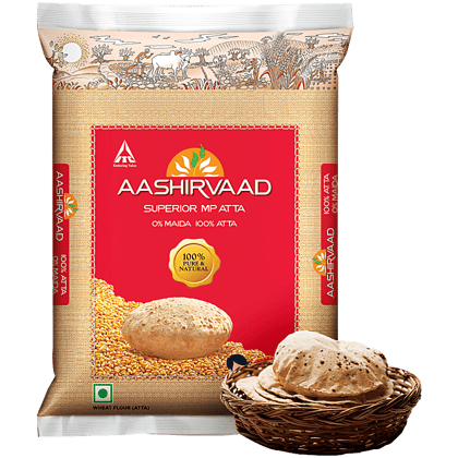 Aashirvaad Atta/Godihittu -Whole Wheat, 5 Kg
