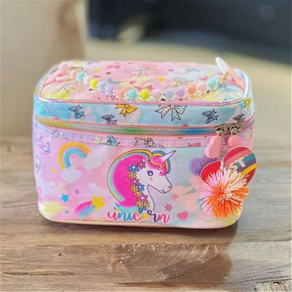 Cosmetic Bags-Unicorn face