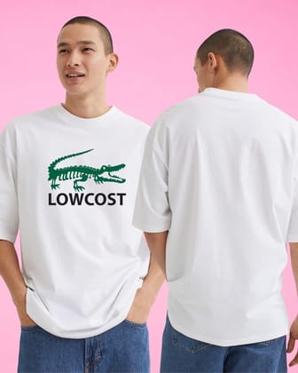 Low Cost White Oversized Tshirt-S