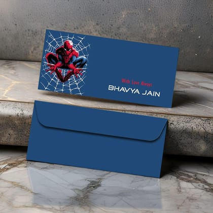 Personalised Money Envelopes - Spiderman - Set of 20-Default Title / Best Wishes