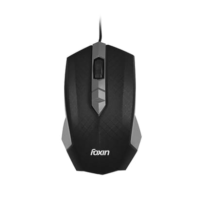 Foxin Smart Wired Mouse-Grey