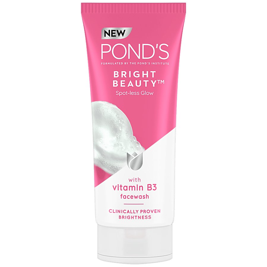 Ponds Bright Beauty Spot-Less Fairness & Germ Removal Face Wash, 100 G