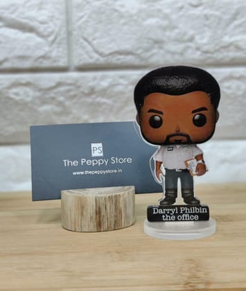 The Office Acrylic Figures With Stand (Choose from Drop Down)-Darryl Philbin