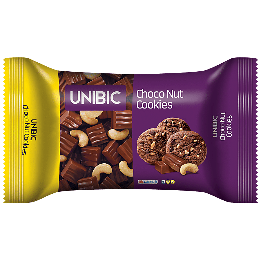 Unibic Choco Nut Cookies, 37.5 G (Pack Of 12)