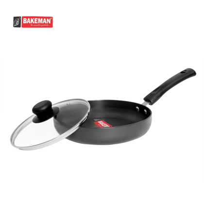 Bakeman Hard Anodized Fry Pan - Size 3-  24 cm-Bakeman Hard Anodized Fry Pan - Size 3-  24 cm