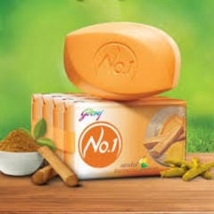 Godrej No. 1 sandal turmeric soap 100 gm pack 4+1