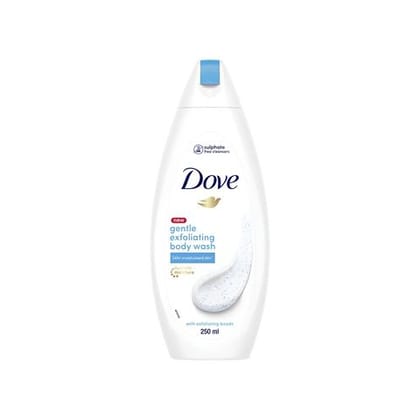 Dove Gentle Exfoliating Nourishing Body Wash, 250 ml Bottle