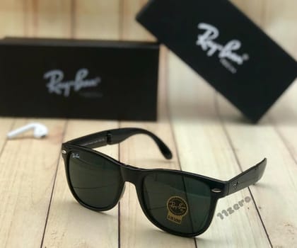 Ray-Ban (RB) New Luxury Black & Black 650 Wayfarer Master Pcs Sunglass For Unisex