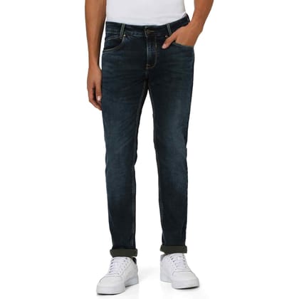 Blue Black Super Slim Fit Denim Deluxe Stretch Jeans