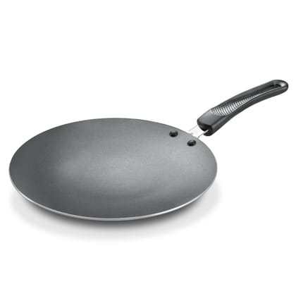 Prestige Omega Select Plus Non-stick Concave Tawa, 28cm (Black)