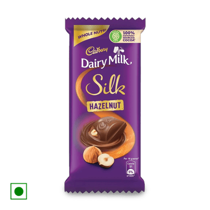 Cadbury Dairy Milk Silk Hazelnut Chocolate, 143 gm Bar