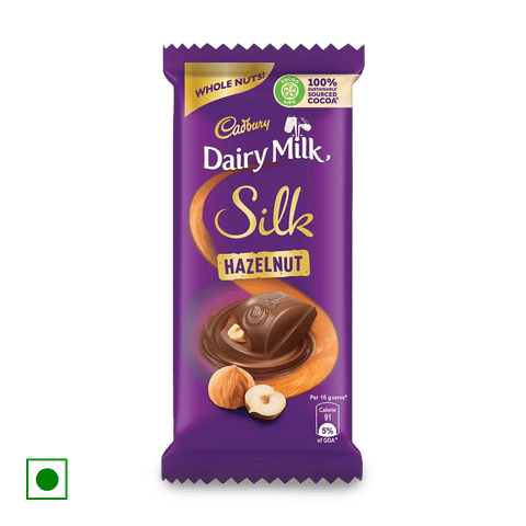 Cadbury Dairy Milk Silk Hazelnut Chocolate, 143 gm Bar