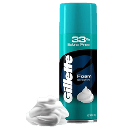 Gillette Foam Shave - Lathers Quickly & Hydrates, Regular, 418 gm Can