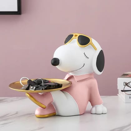 SNOOPY DOG WITH SUNGLASSES(PINK)-PINK
