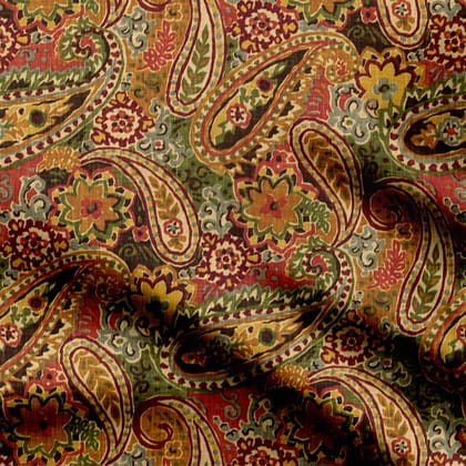 Sarong Batik Paisley-Natural Crepe