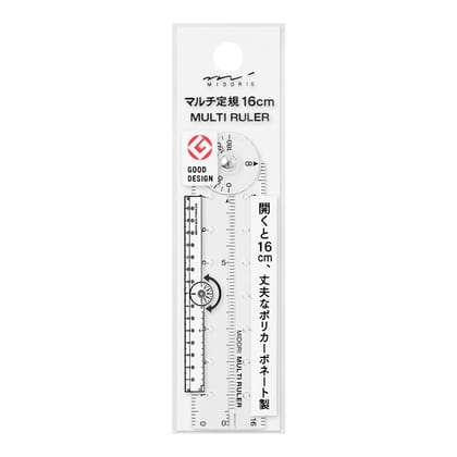 Midori Multi Ruler (16cm) Clear A