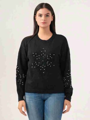 Albion Women Winter Black Sweaters
