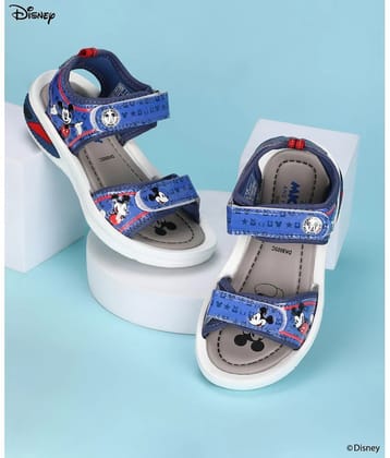 Paragon x Disney Kids Sandals with Velcro Closure, Comfortable Insole & Anti-Skid Sole - None