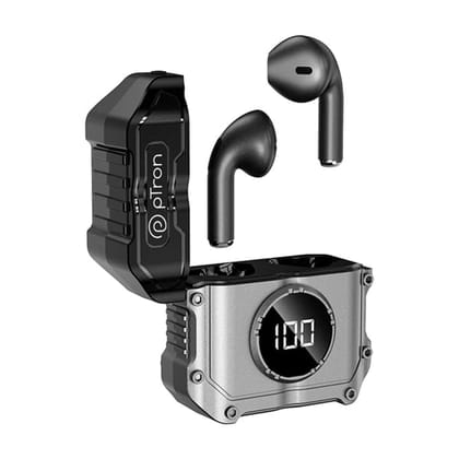 pTron Bassbuds Revv True Wireless Stereo Earbuds-pTron Bassbuds Revv True Wireless Stereo Earbuds