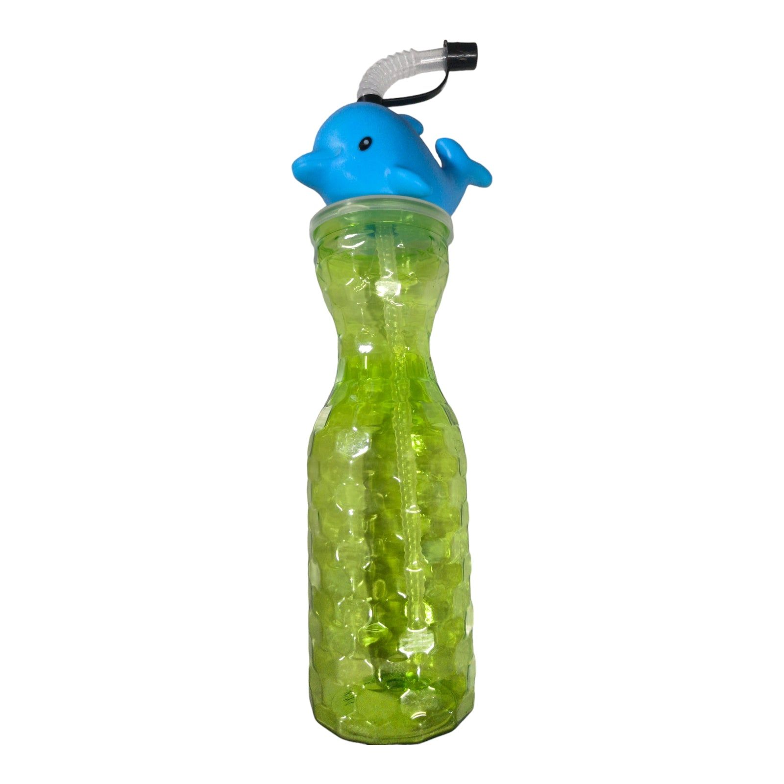 Dolphin Sipper Plastic Bottle Character Head