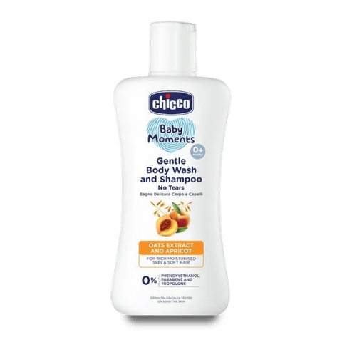 Chicco Gentle Bodywash and Shampoo, 200 ml Bottle