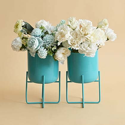 Blue Planter (Set of 2)