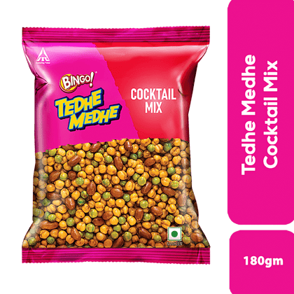 Bingo Tedhe Medhe Namkeen Cocktail Mix, 180 gm