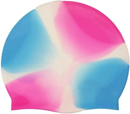 Swimming Cap For Men Women Hat Head cover waterproof (Multi Colours)