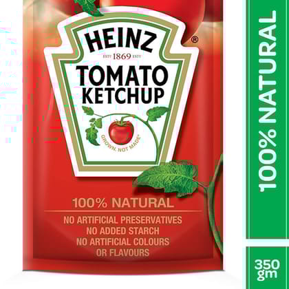 Heinz Tomato Ketchup Pouch, 350G