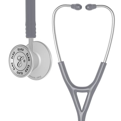 ELKO SENSOR III AL Aluminum Head Stethoscope-Grey / No Engraving