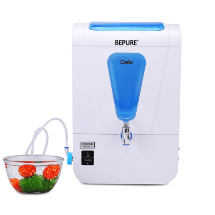 Bepure Dew 10L NF+UV+Alkaline Water Purifier with built in Vegetable and Fruit Purifier Machine-NF 80 ( 700TDS )