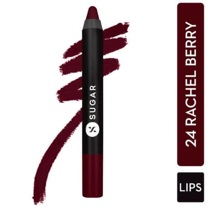 Sugar Matte As Hell Crayon Lipstick 24 Rachel Berry-Sugar Matte As Hell Crayon Lipstick 24 Rachel Berry