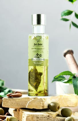 Olive Almond Vit-E Winter Hair Oil Light Non-Sticky Nourishment-Olive Almond Vit-E Winter Hair Oil Light Non-Sticky Nourishment