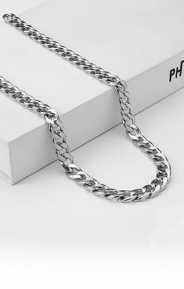 Punk Silver Thick Chain