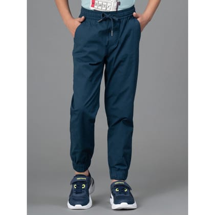 RedTape Joggers for Boy's- Comfortable| Cotton | Mid-Blue Color| Regular Fit | Front and Back Side Pockets.