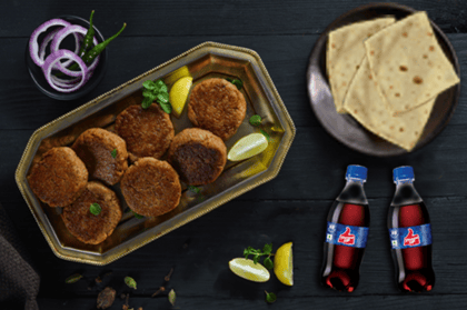 Mutton Galouti Kebab Combo