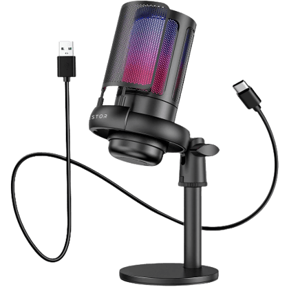 Gaming Microphone With RGB Lighting