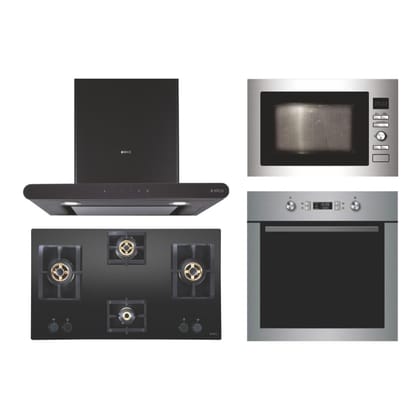 Elica Chimney + Hob + Oven + Microwave Combo ELCHOM-09