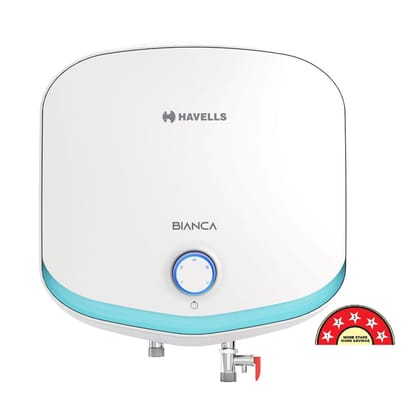 HAVELLS BIANCA 10L VERTICAL STORAGE WATER HEATER-White