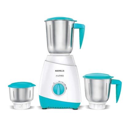 HAVELLS ASPRO 500-WATT MIXER GRINDER-White