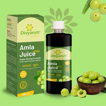 Divyansh 100% natural Amla Juice - None