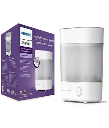 Philips Avent - White Electric Sterilizer For 6 Bottles