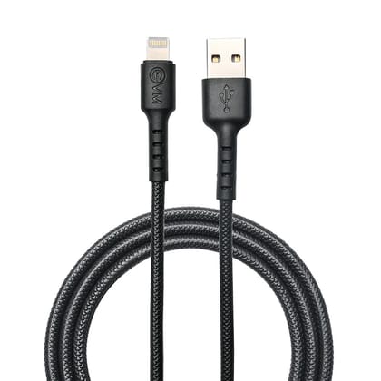 EVM C-013 USB to iPhone Lightning Data Cable (1 Meter & 4 Amp)- Black