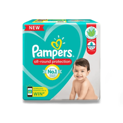 Pampers All round Protection Pants, Large size baby diapers, Lotion with Aloe Vera, 42 Units Pouch