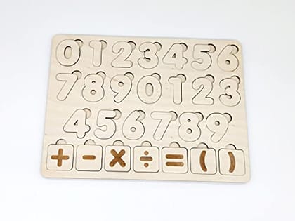 Whittlewud Children's Educational toy. Math's Number Shapes Montessori Early Childhood Education Wooden Toys.