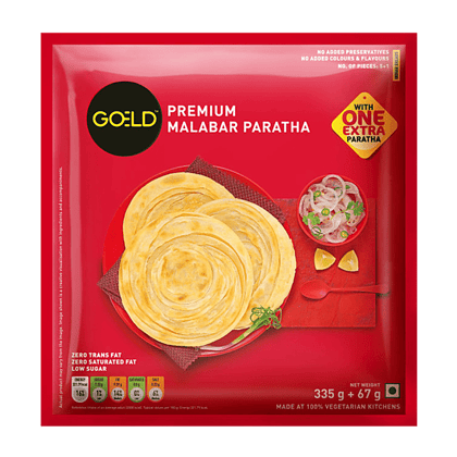 Goeld Premium Malabar Paratha, 402 G