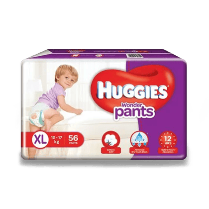 Huggies Wonder Pants - Xtra Large Diapers, 56 Units Pack