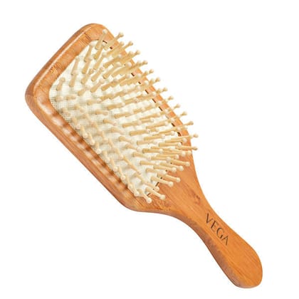 VEGA Wooden Bristle Paddle Brush (E2-PBB)-3 Pcs