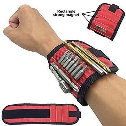 NutMag: Magnetic Wristband for Tools & Hardware-Free Size