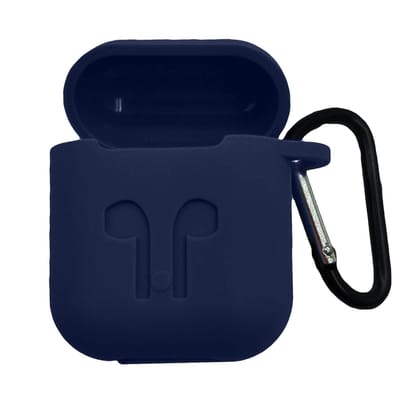 Airpods 1 Gen case Unique Design with Soft Silicone (Airpod not included)-Blue